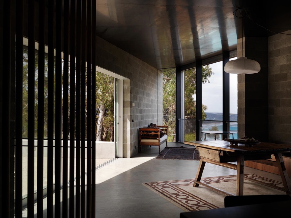 Interior Living. House at Big Hill by Kerstin Thompson Architects. Australian Architecture.