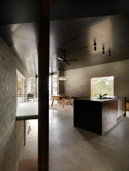 Kitchen Interior. House at Big Hill by Kerstin Thompson Architects. Australian Architecture.