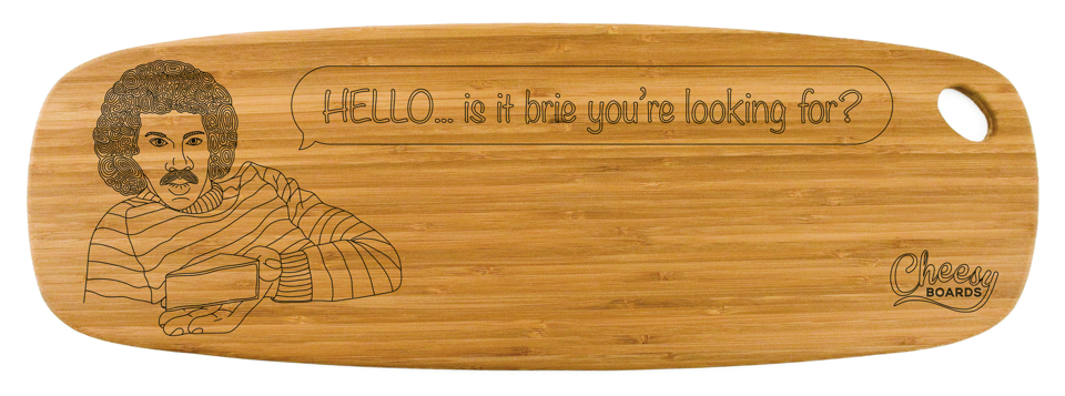 Hello Cheesy Boards - I love their burnt pun-tacular boards from their etsy store. Finding the Perfect Cheese Board.