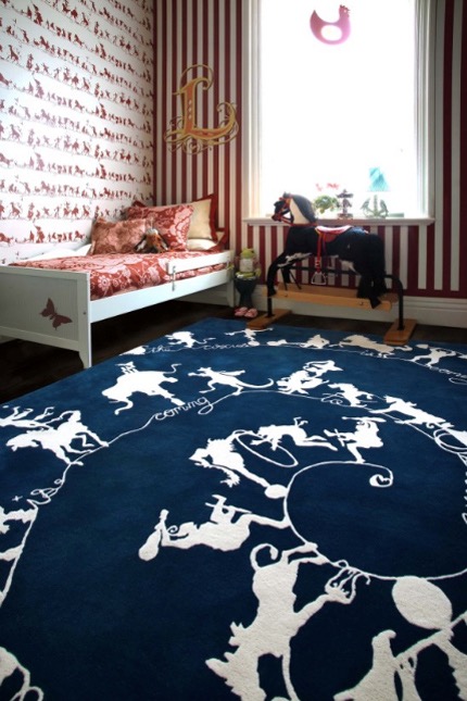 Circus Silhouettes rug By Catherine Martin for Designer Rugs  - See More in Spotlight on Australian Designers | Catherine Martin on the RSD Blog www.rsdesigns.com.au/blog/ 