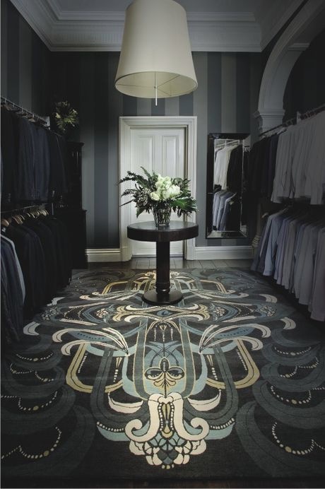 Dark drama in the Rhapsody rug by Catherine Martin for Designer Rugs. #Great #Gatsby 1920s inspired design on the RSD Blog.