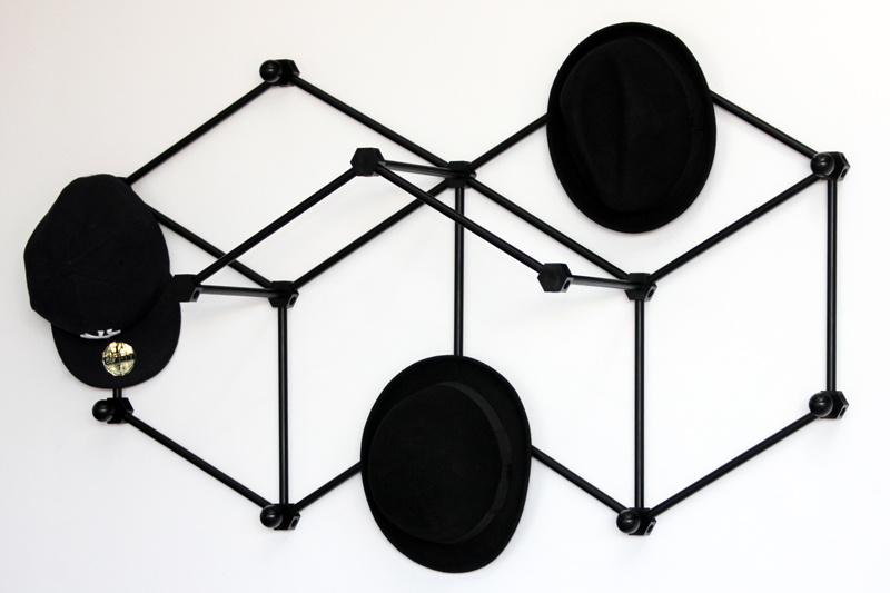 The 3D Hat rack by Jason Koch's Wong Brother Design. More #Perth #Design on the blog