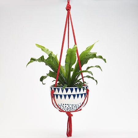 Mozi's Ceramic Hanging Planter in The Village Collection