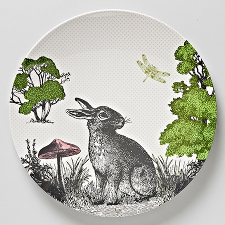Mozi’s Woodland Rabbit Melamine plate | More Easter treats on the RSD Blog.