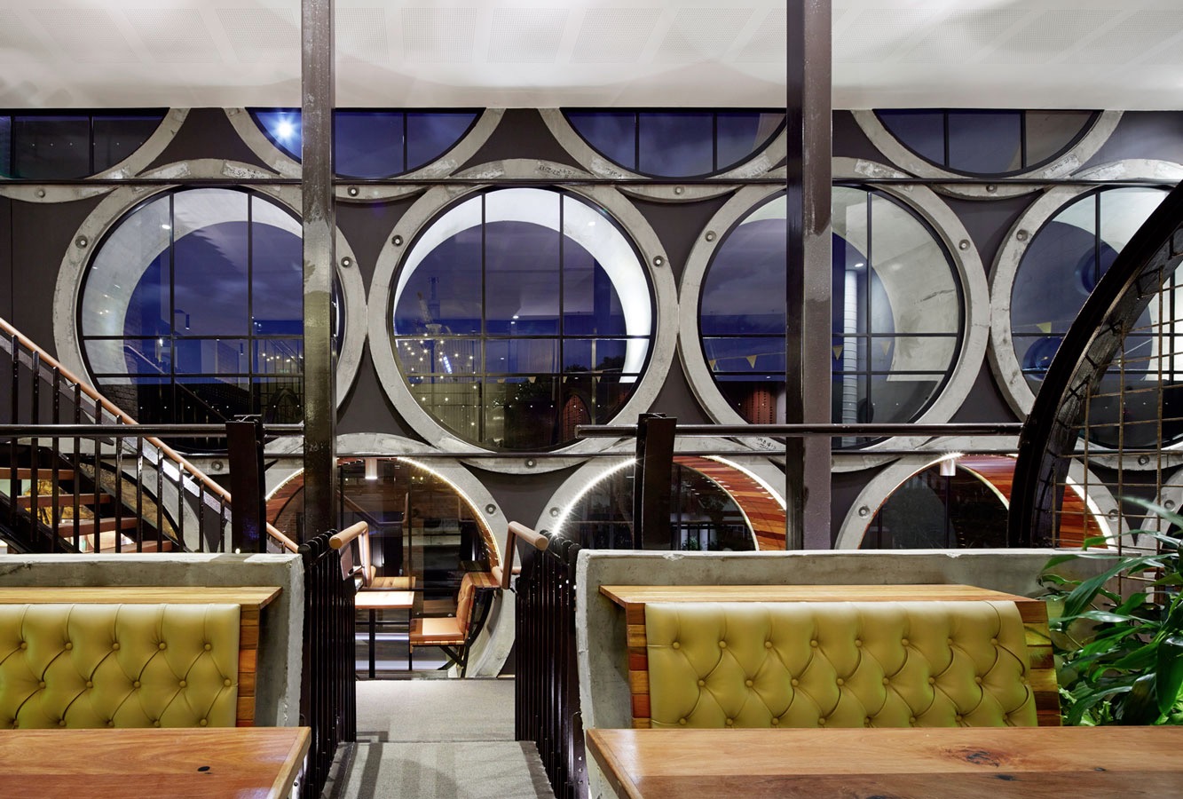 Prahran Hotel interiors by Techné Architects. More #concrete on the blog.