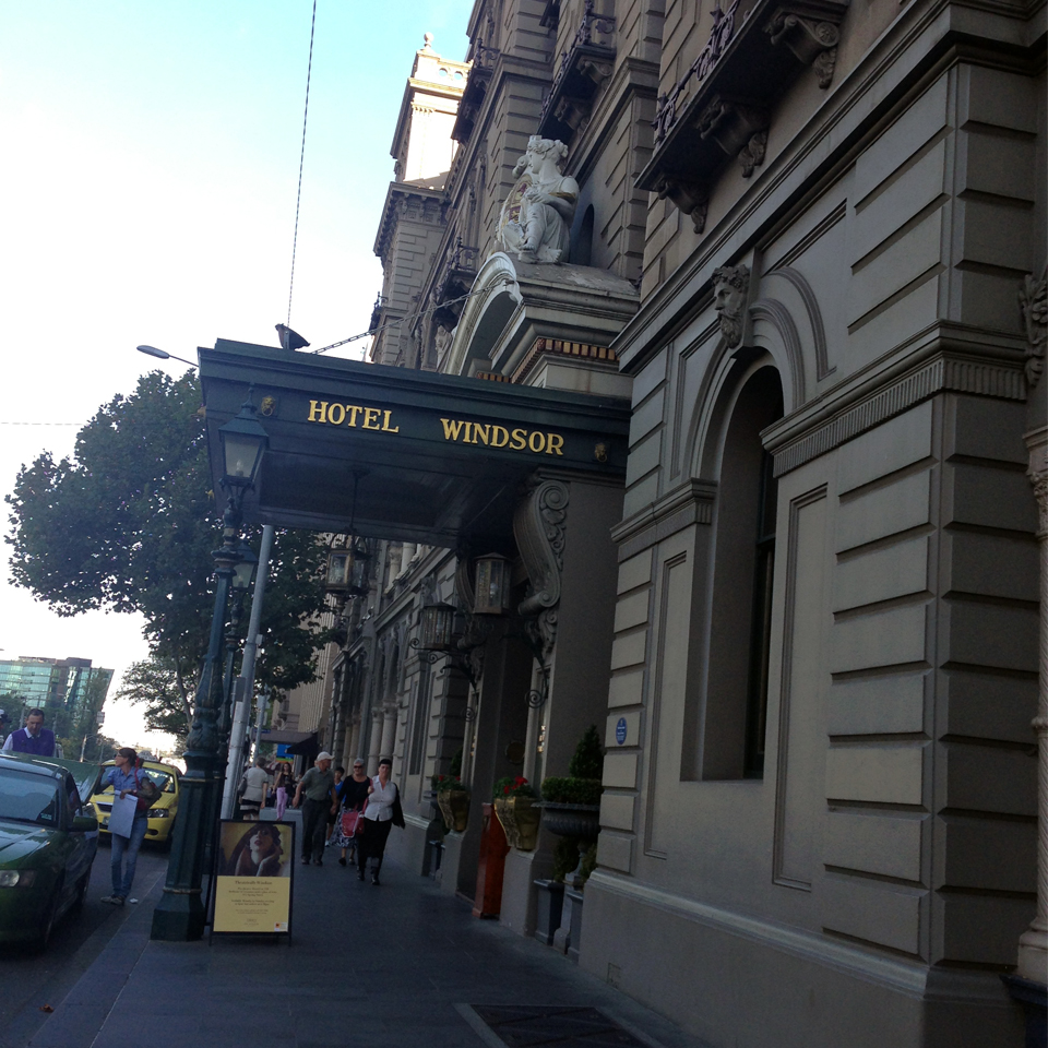Hotel Windsor in Melbourne, Australia.