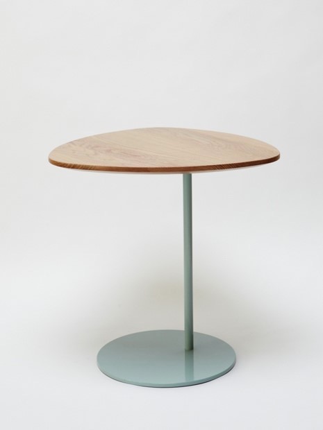 The Zoe Low table by Anaca Studio's Anne-Claire Petre is made from FSC-certified American oak with powdercoated base