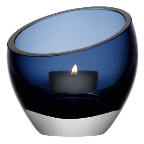 Stunning and sculptural, the sapphire LSA Lazlo Tealight Holder from Temple & Webster. More #blue goodness on the RSD Blog.