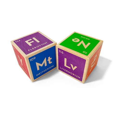 Periodic Table Building Blocks from thinkgeek.com. More geek chic for the home on the RSD Blog.